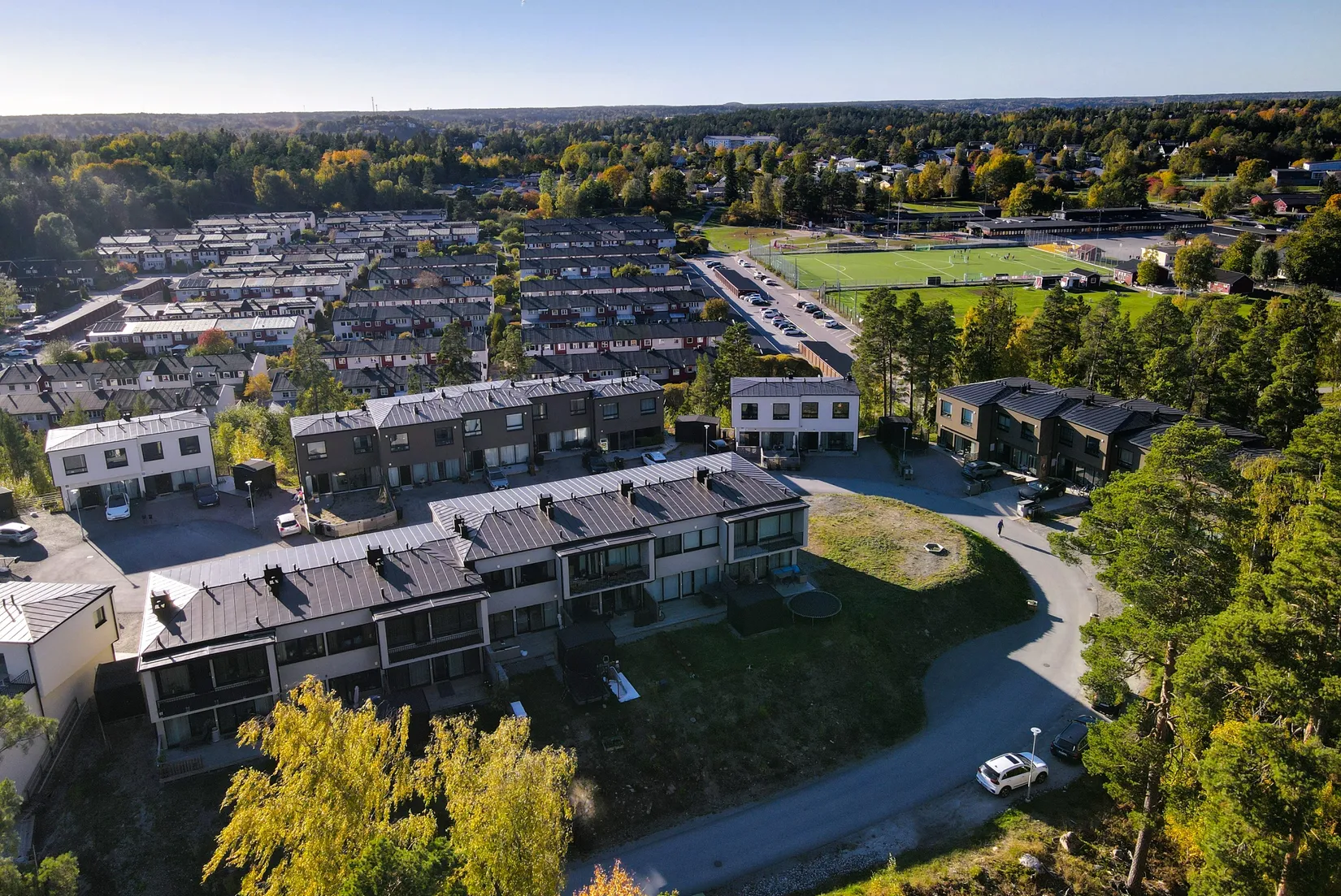 Radhus, Säljägarvägen 44, Margretelund - Tråsättra, Österåker