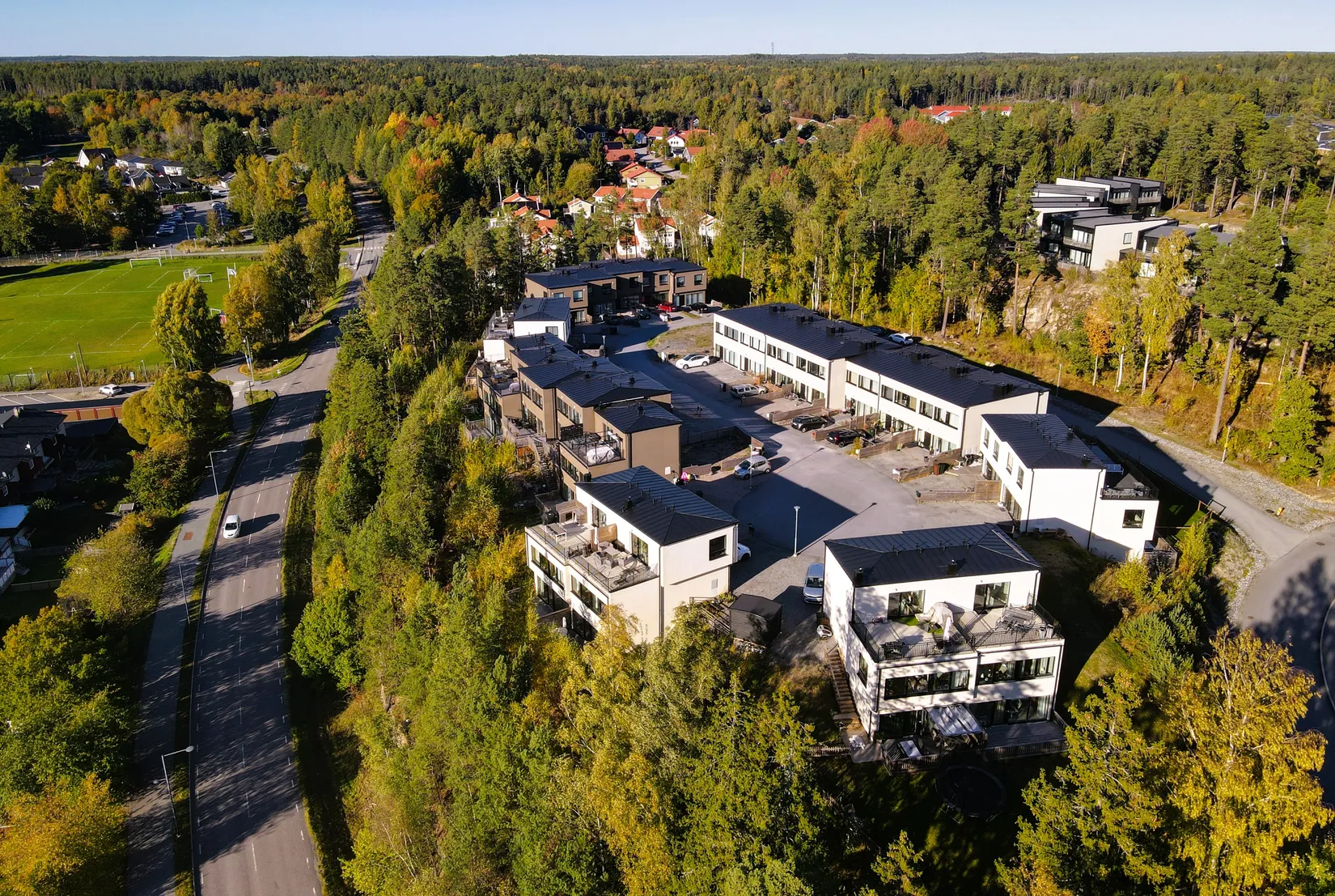 Radhus, Säljägarvägen 44, Margretelund - Tråsättra, Österåker