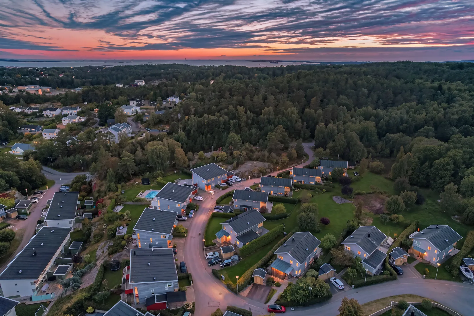 Radhus, Falkebovägen 17, Torslanda - Amhult, Göteborg