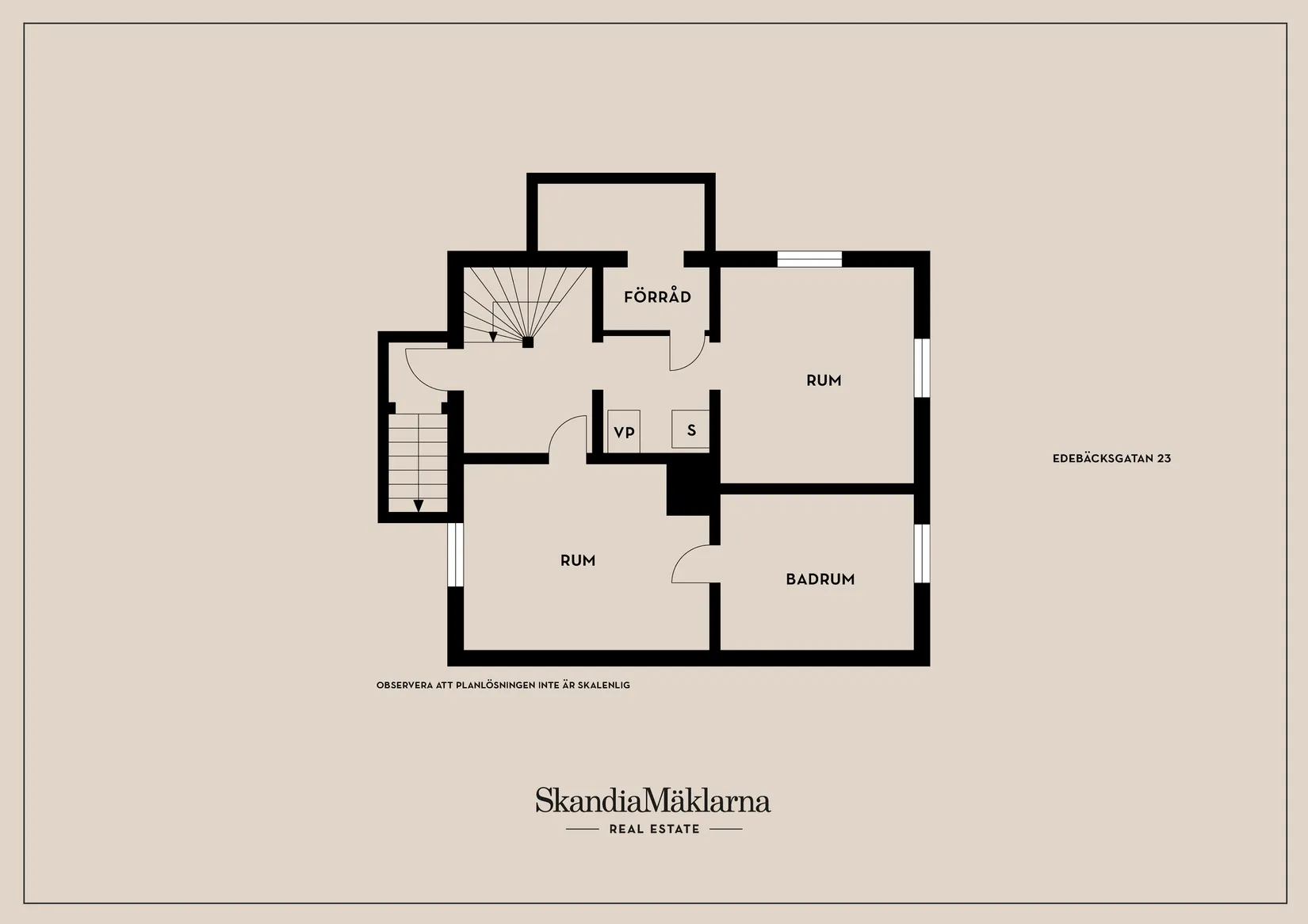 Villa, Edebäcksgatan 23, Södra Kroppkärr, Karlstad