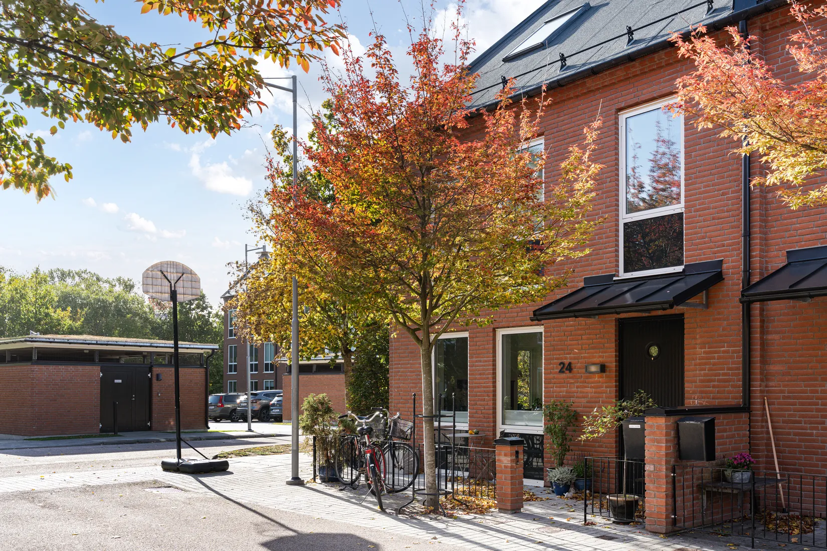 Radhus, Åbrinksvägen 24, Lund