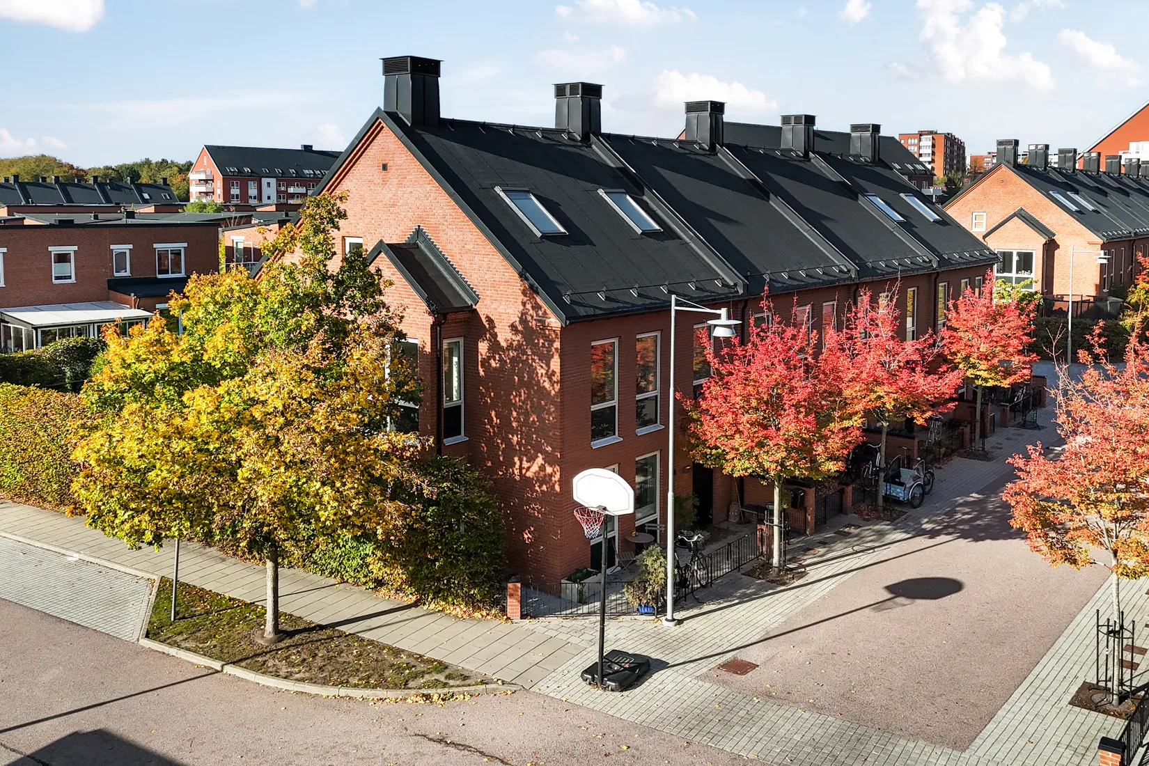 Radhus, Åbrinksvägen 24, Lund