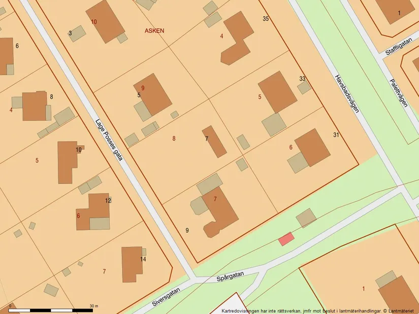 Tomt, Lage Posses gata 7, Nybro, Ängelholm