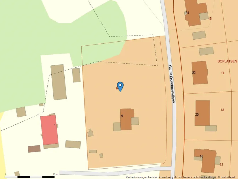 Villa, Gamla Kronobergsvägen 9, Hovshaga, Växjö