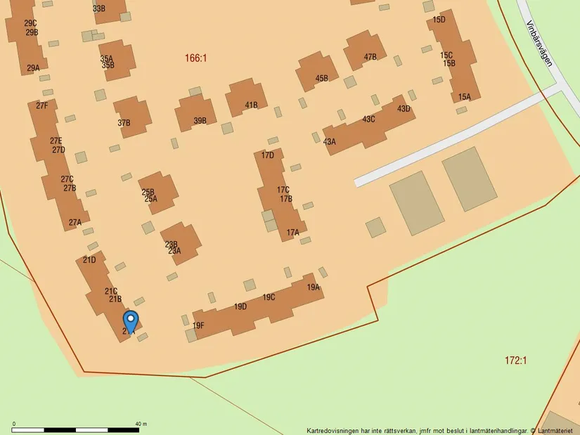 Radhus, Vinbärsvägen 21A, Sätra, Gävle