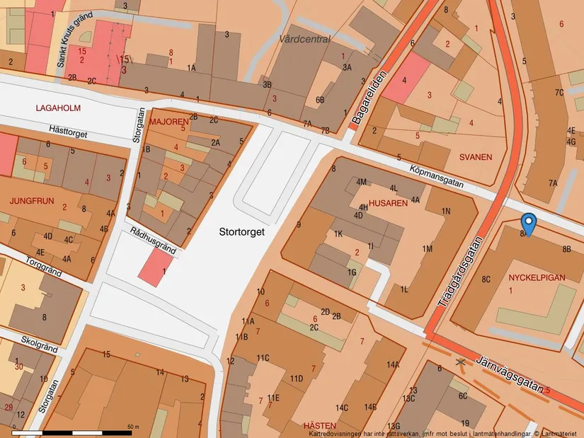 Bostadsrätt, Köpmansgatan 8A, Centrum, Laholm