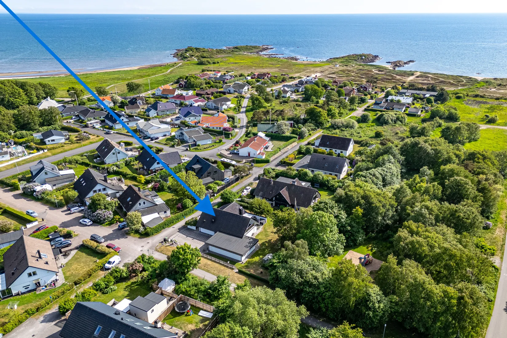 Villa, Haranäsvägen, Näset, Falkenberg