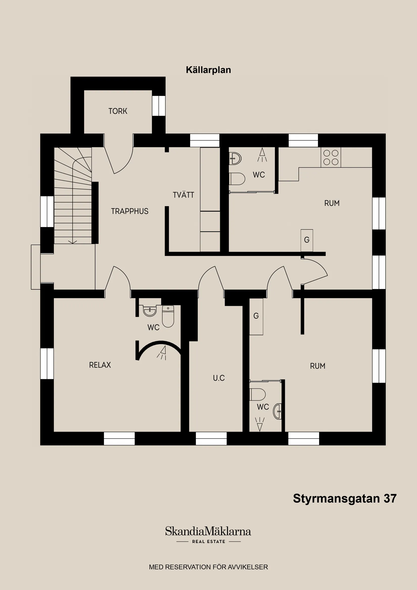 Villa, Styrmansgatan 37, Brynäs, Gävle