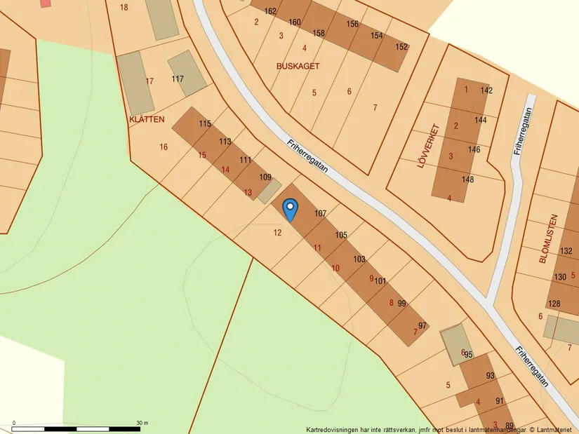Radhus, Friherregatan 107, Hässelby Gård, Stockholm