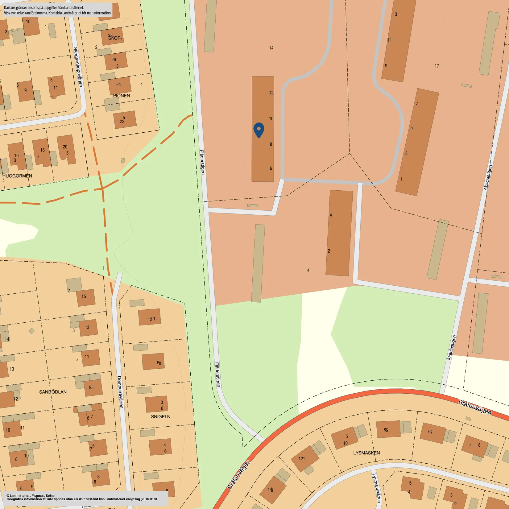 Bostadsrätt, Fläderstigen 8, Bråten Park, Mariestad