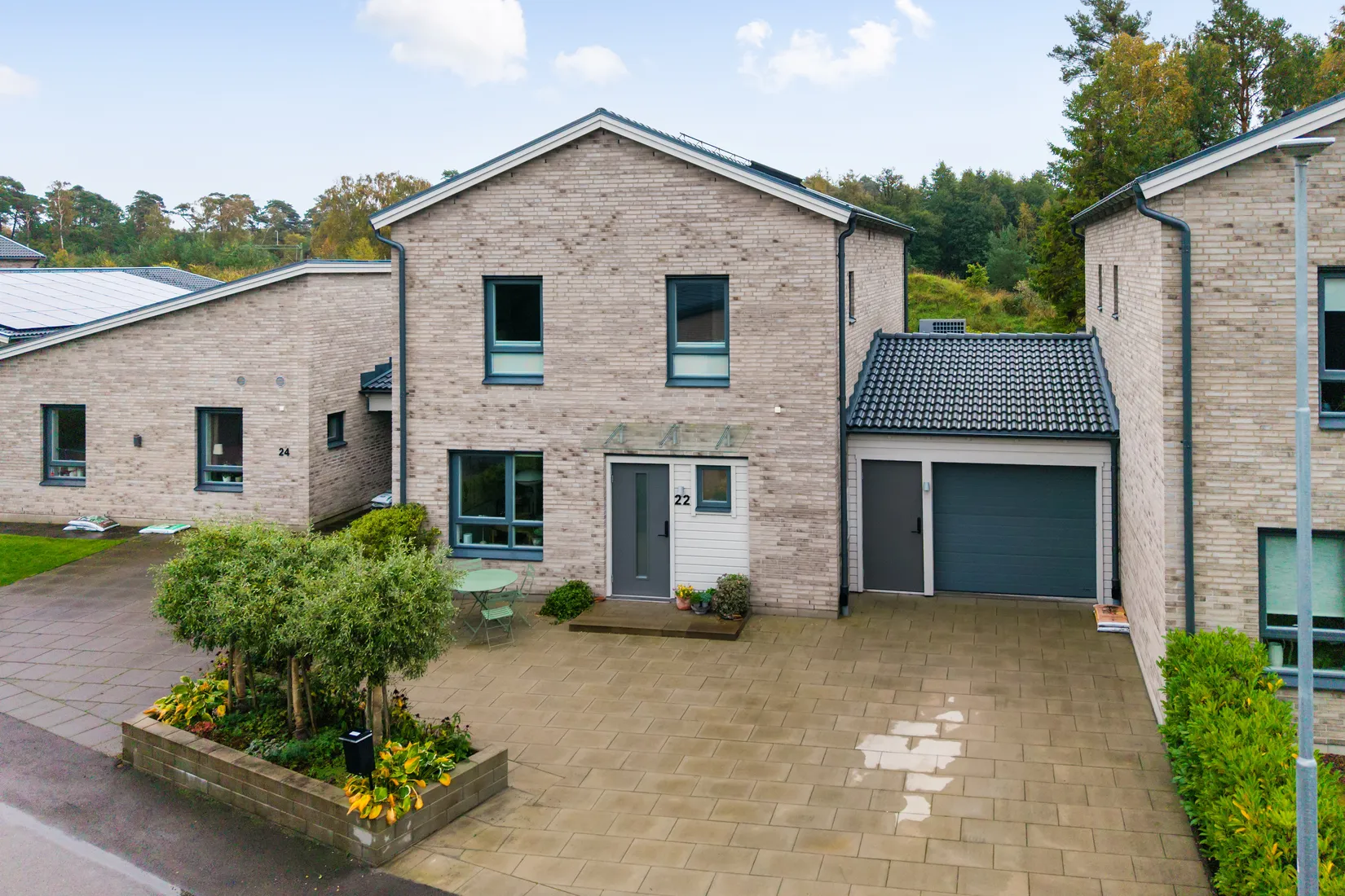 Radhus, Södra Kvickvägen 22, Havsbaden, Ängelholm