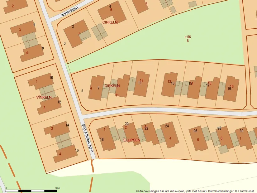 Radhus, Södra Kvickvägen 22, Havsbaden, Ängelholm