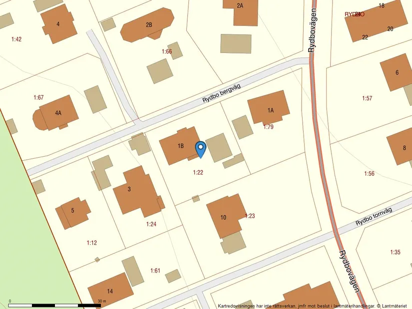 Villa, Rydbo bergväg 1B, Rydbo, Österåker