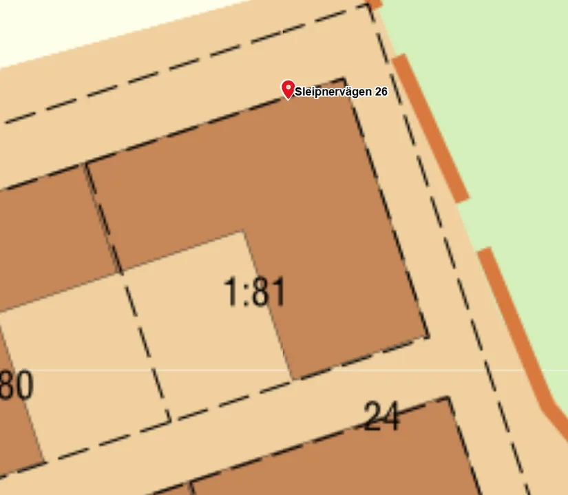 Radhus, Sleipnervägen 26, Sjukyrkoberget, Upplands Väsby