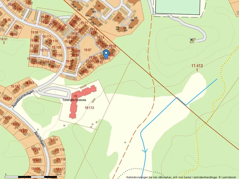 Radhus, Äppelblomsvägen 119, Torshäll, Värmdö