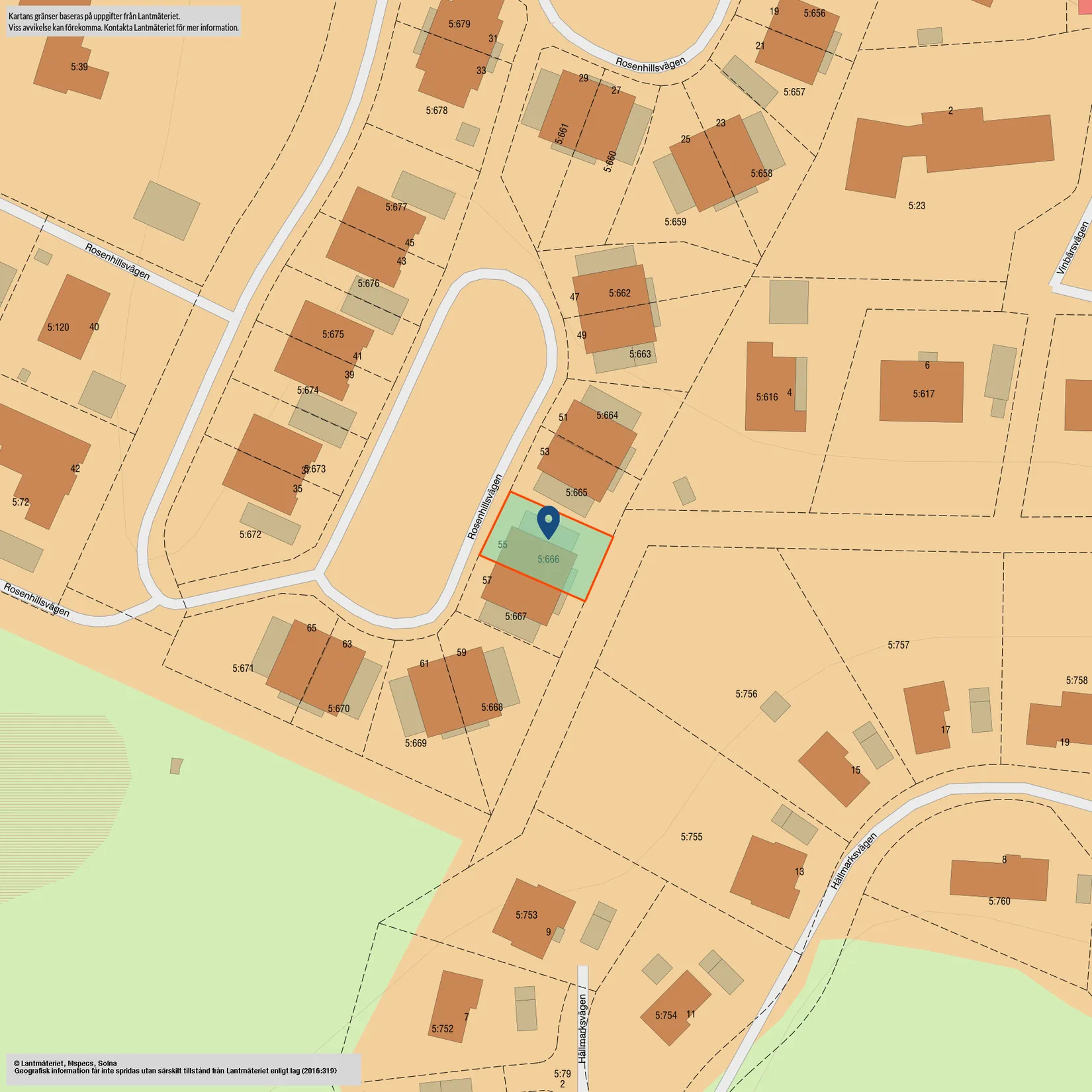 Radhus, Rosenhillsvägen 55, Bollstanäs, Upplands Väsby