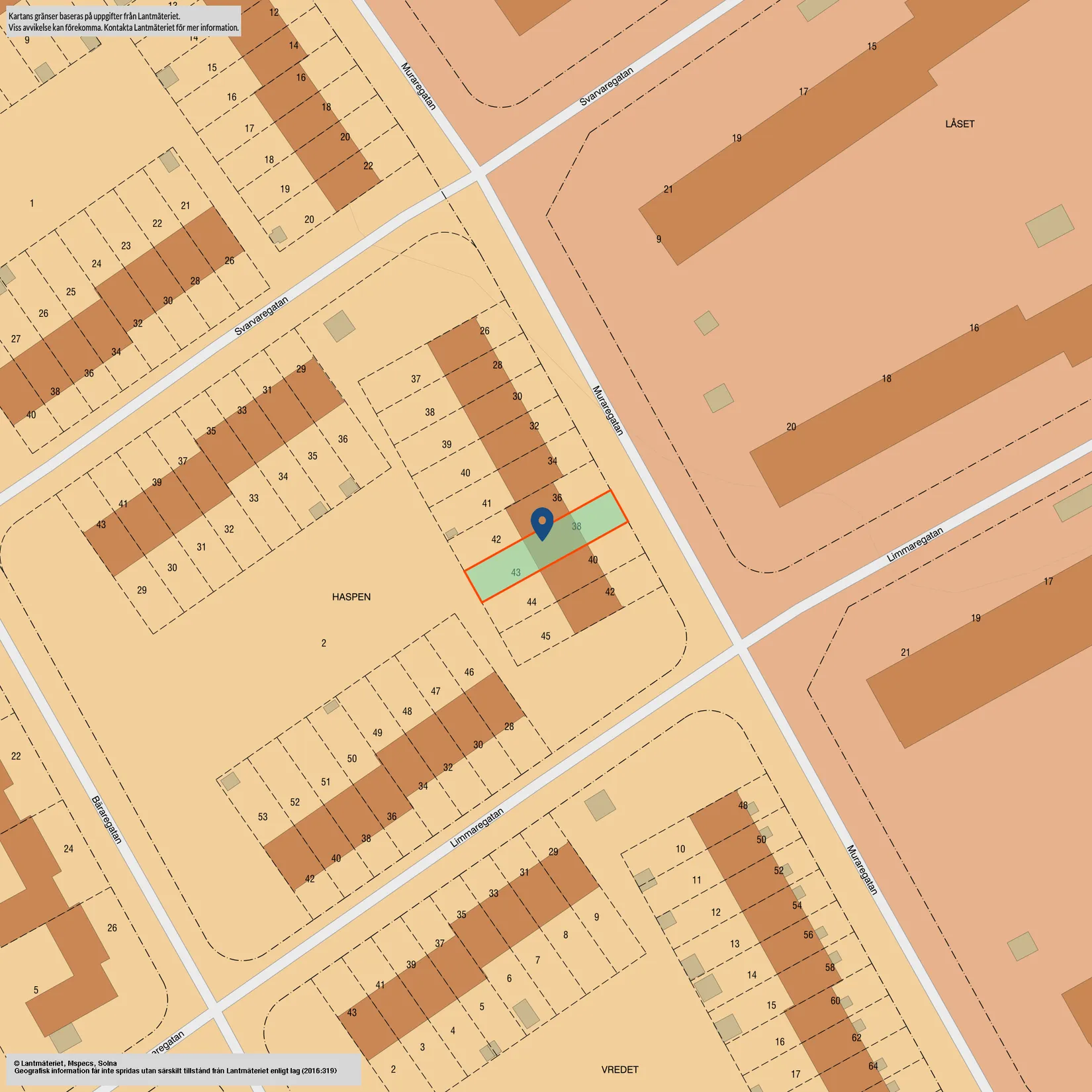 Radhus, Muraregatan 38, Hageby, Norrköping