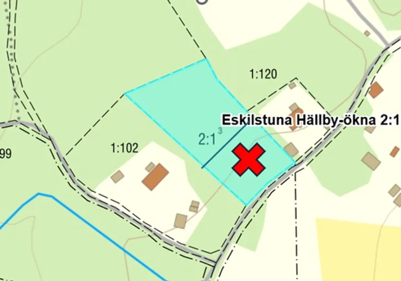 Tomt, Hagby 3, Hällbybrunn, Eskilstuna