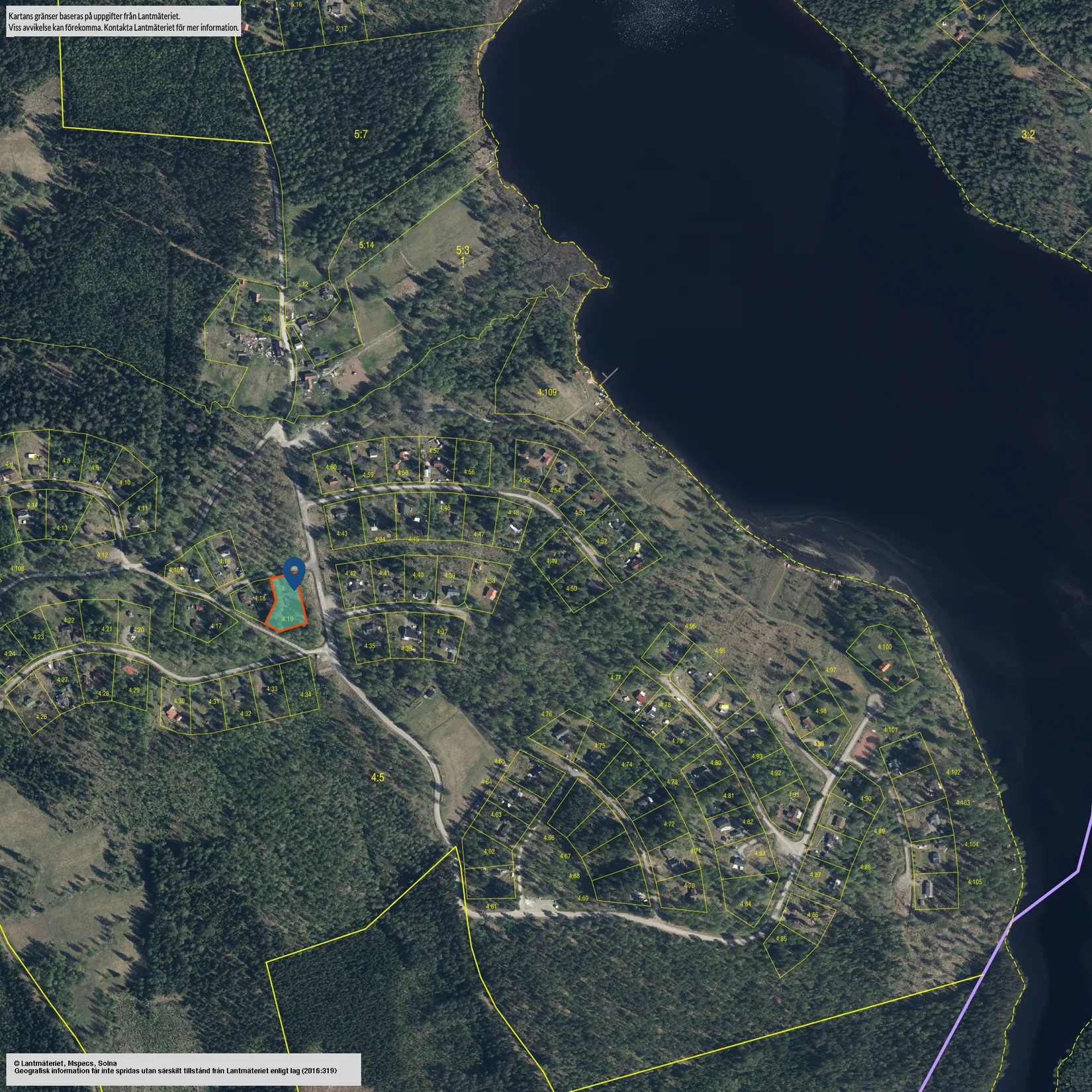 Fritidshus, Vallens backe 1, Vallen, Ludvika