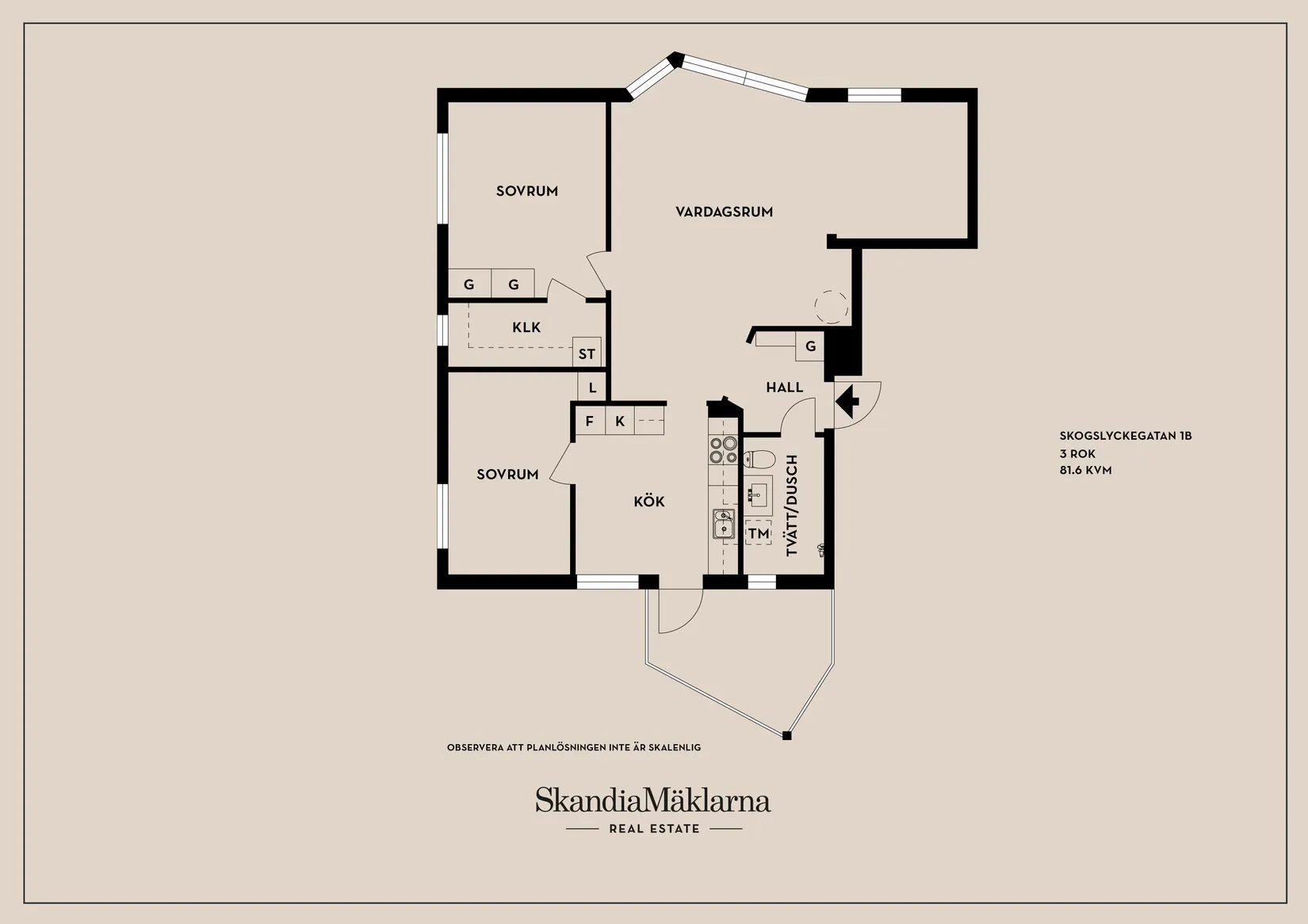 Bostadsrätt, Skogslyckegatan 1B, Johannelund, Linköping