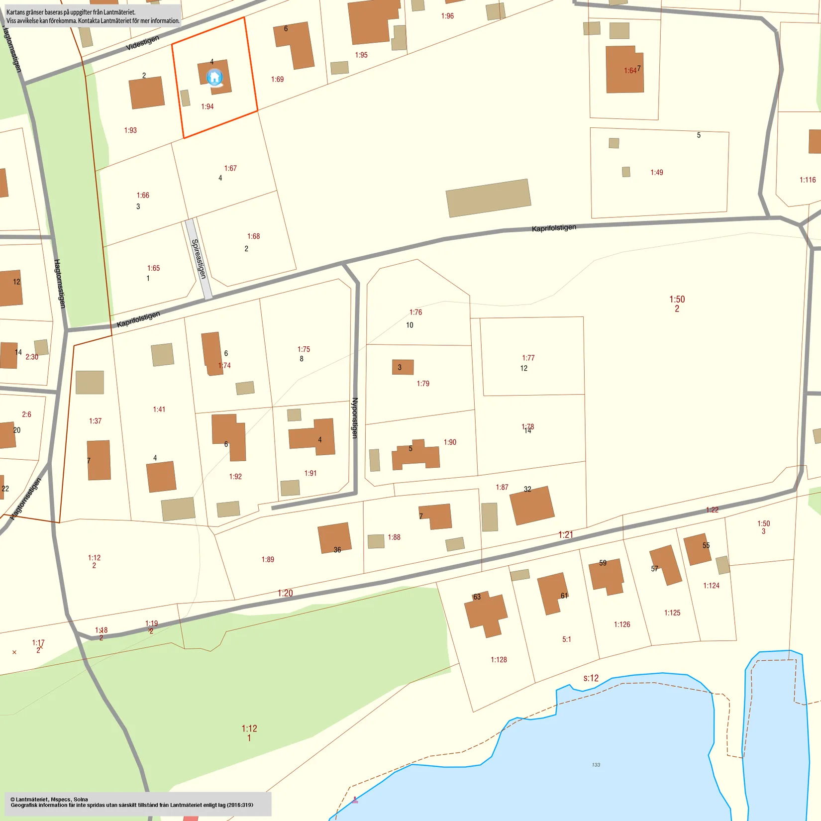 Fritidshus, Videstigen 4, Svebråta, Hjo
