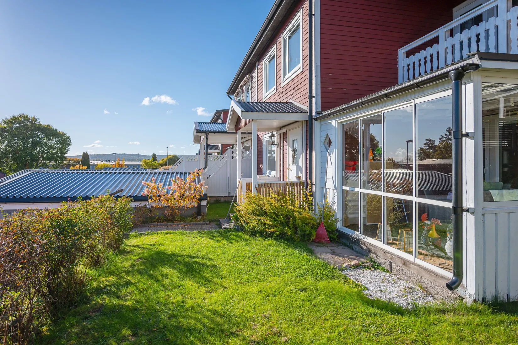 Radhus, Logevägen 9, Klockarberget, Sundsvall
