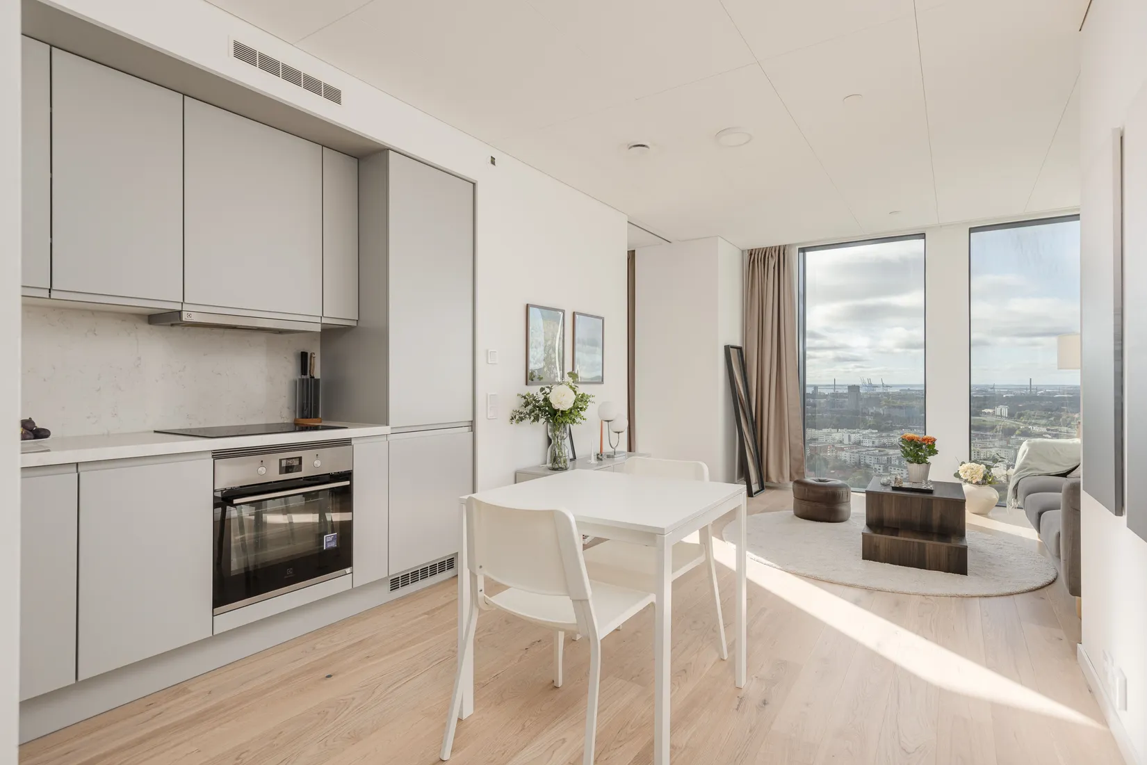Bostadsrätt, Lodjursstråket 1 (Karlatornet vån 29 västerläge), Lindholmen, Göteborg