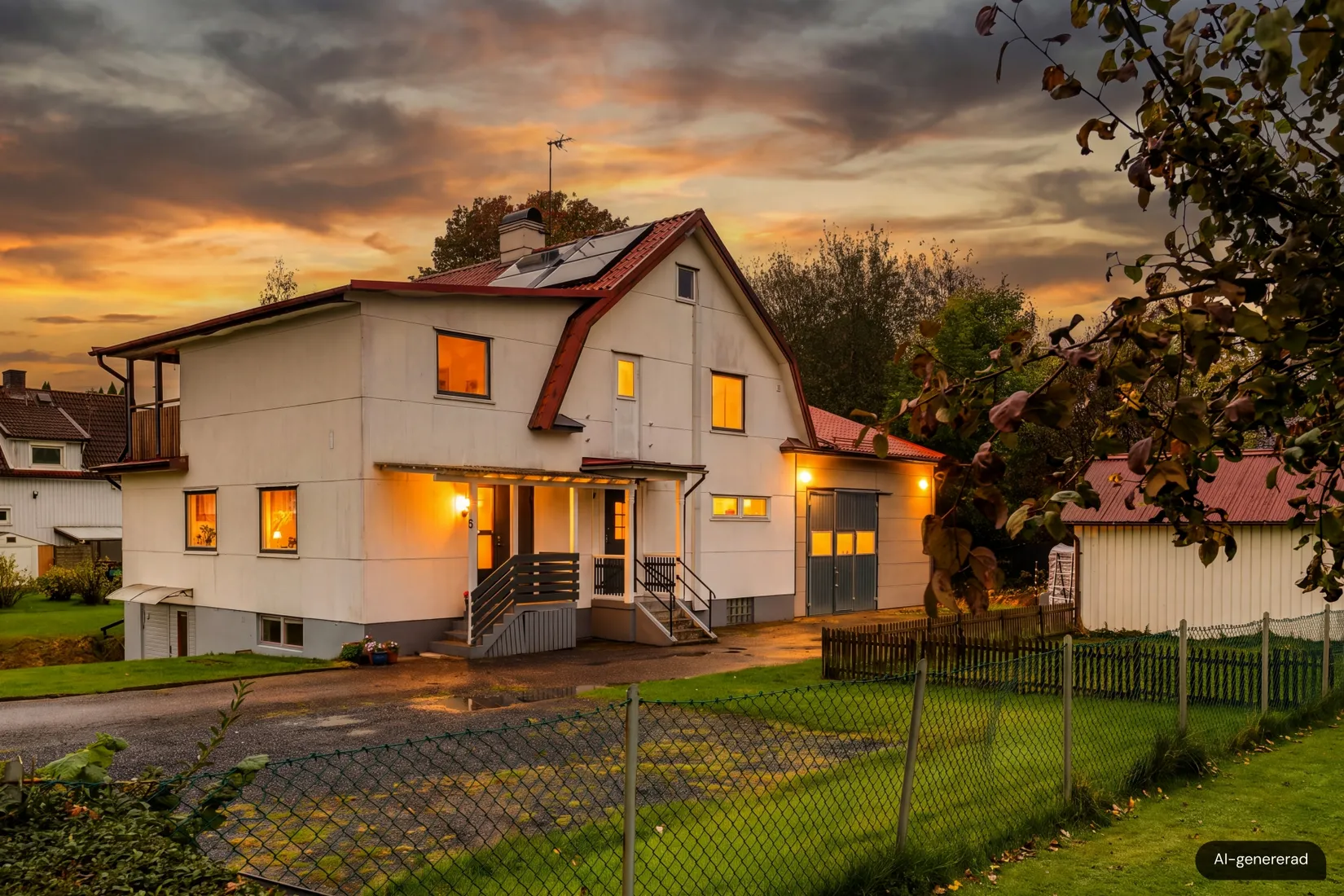 Villa, Nyhemsvägen 3, Fritsla, Mark