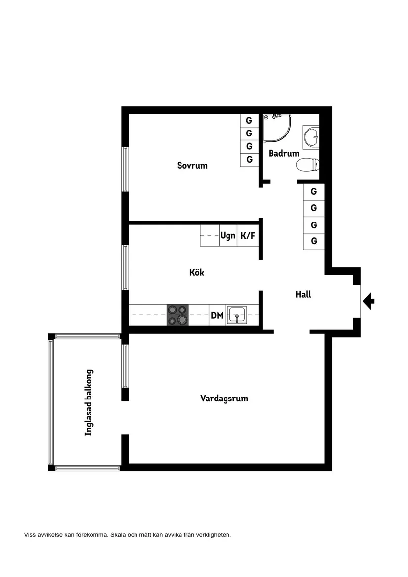 Bostadsrätt, Kullgatan 14A, Centrum, Vetlanda