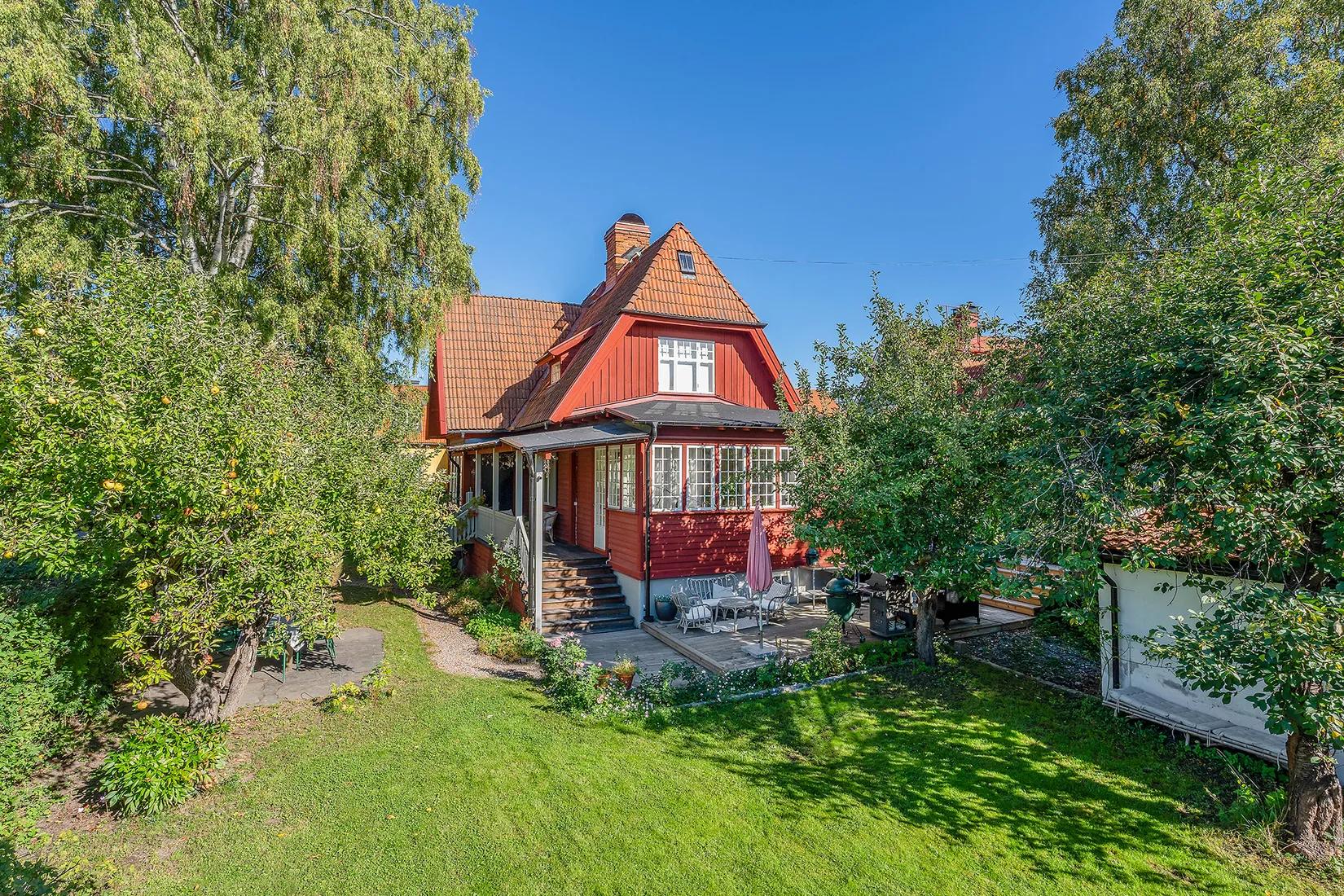 Villa, Stockrosvägen 7, Gamla Enskede, Stockholm