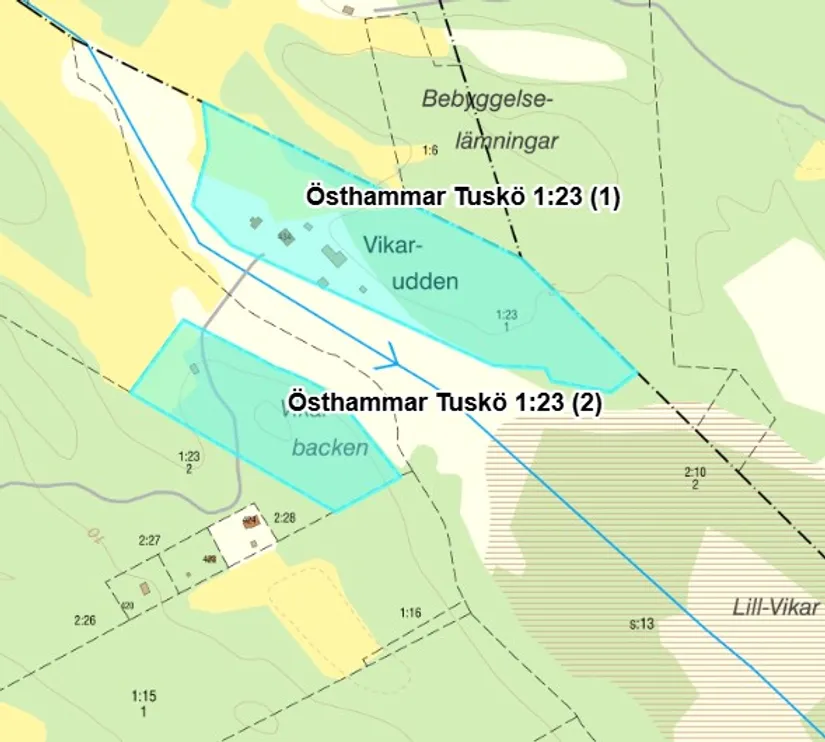 Gård/Skog, Tuskö 434, Söderön, Östhammar