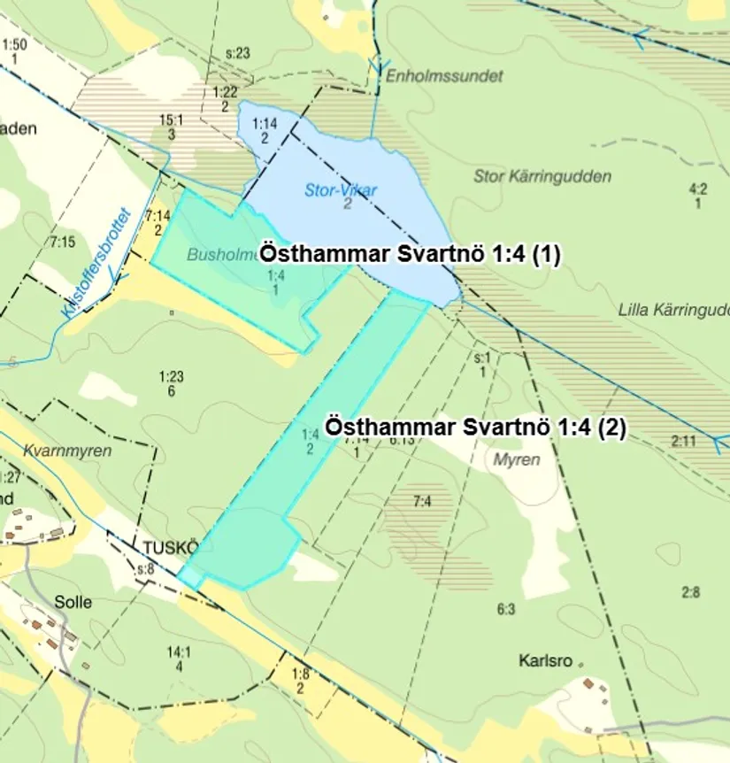 Gård/Skog, Tuskö 434, Söderön, Östhammar