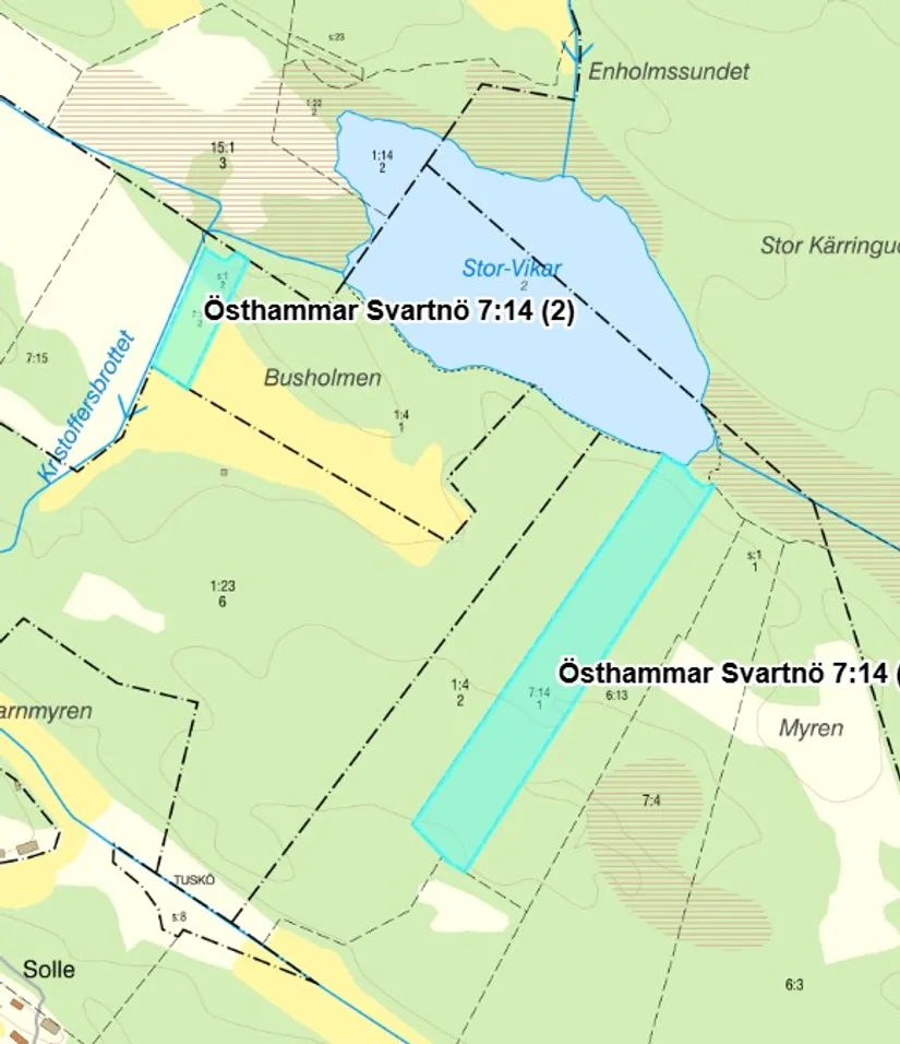 Gård/Skog, Tuskö 434, Söderön, Östhammar