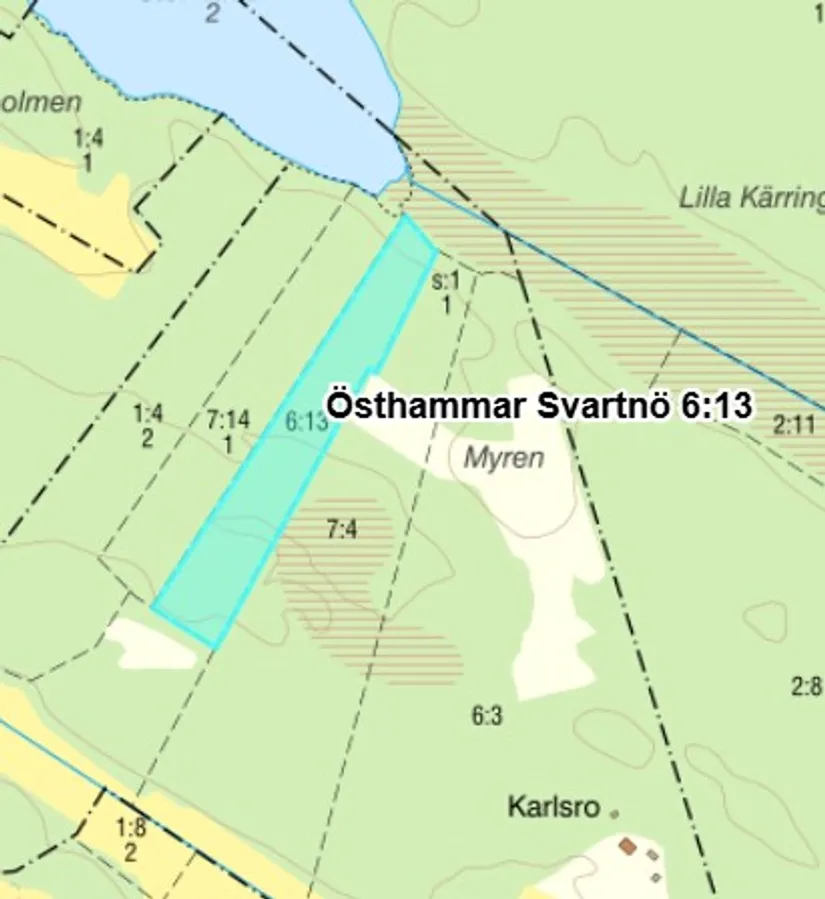Gård/Skog, Tuskö 434, Söderön, Östhammar