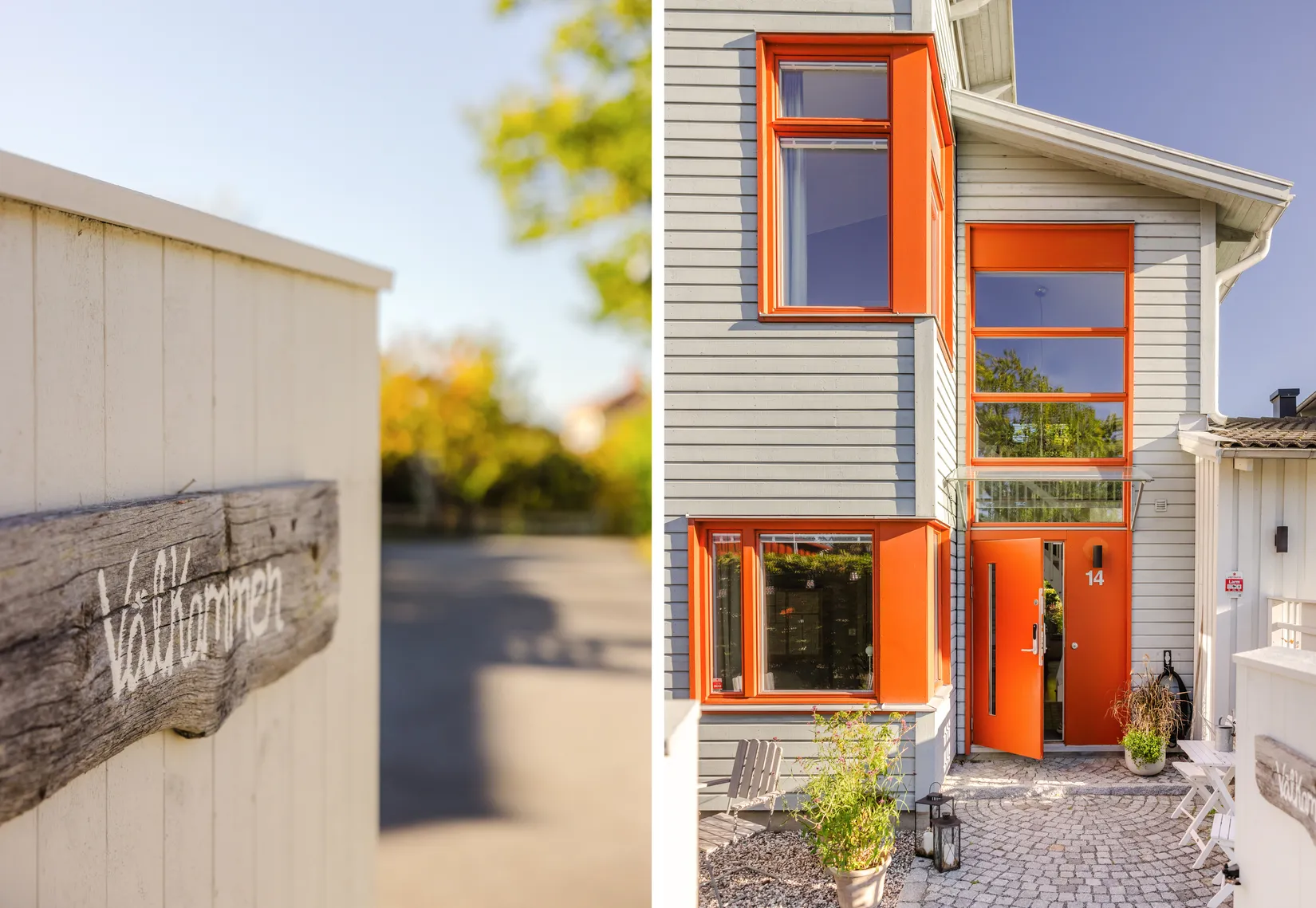 Radhus, Barlows väg 14, Gustavsberg - Farsta Slottsvik, Värmdö