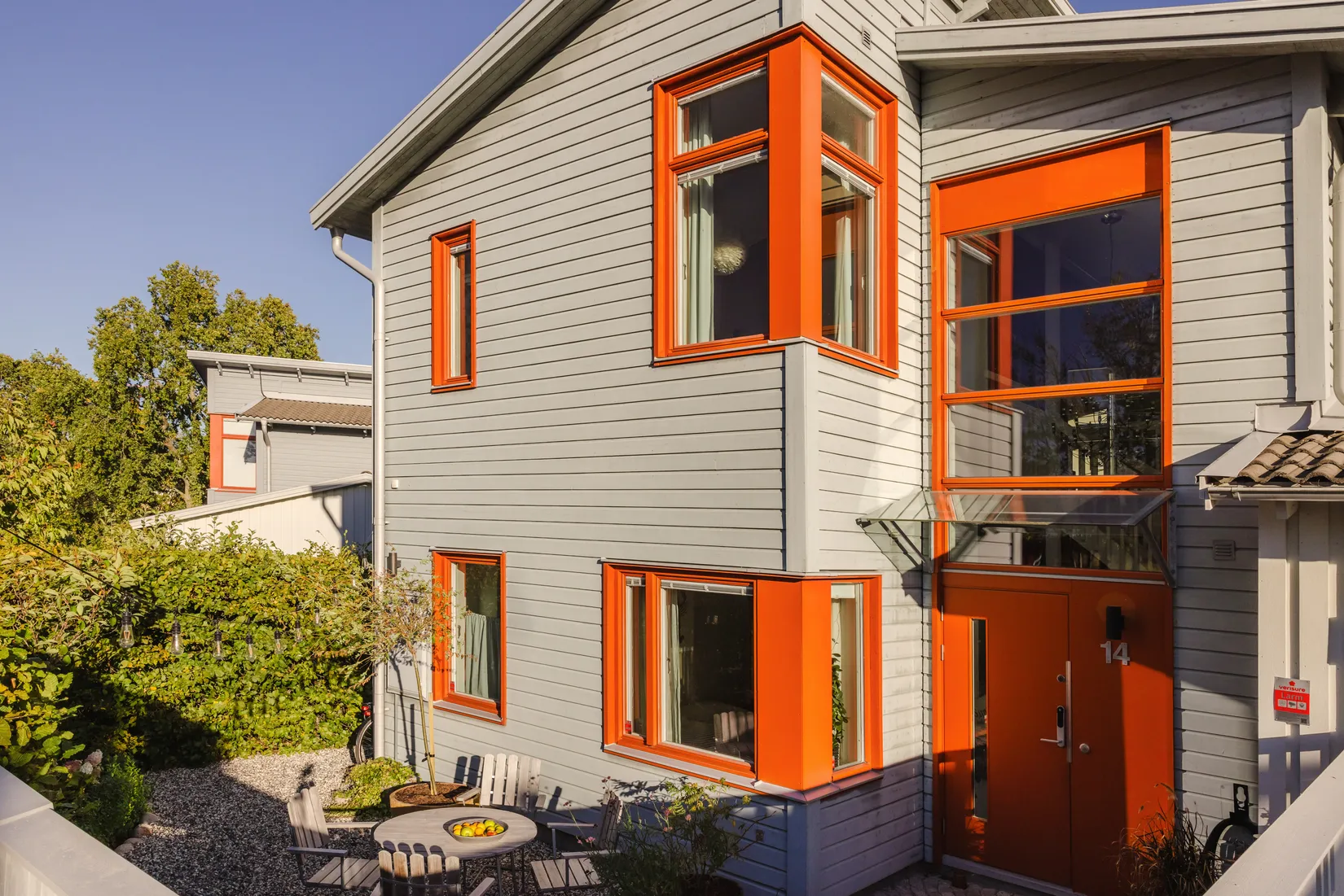 Radhus, Barlows väg 14, Gustavsberg - Farsta Slottsvik, Värmdö