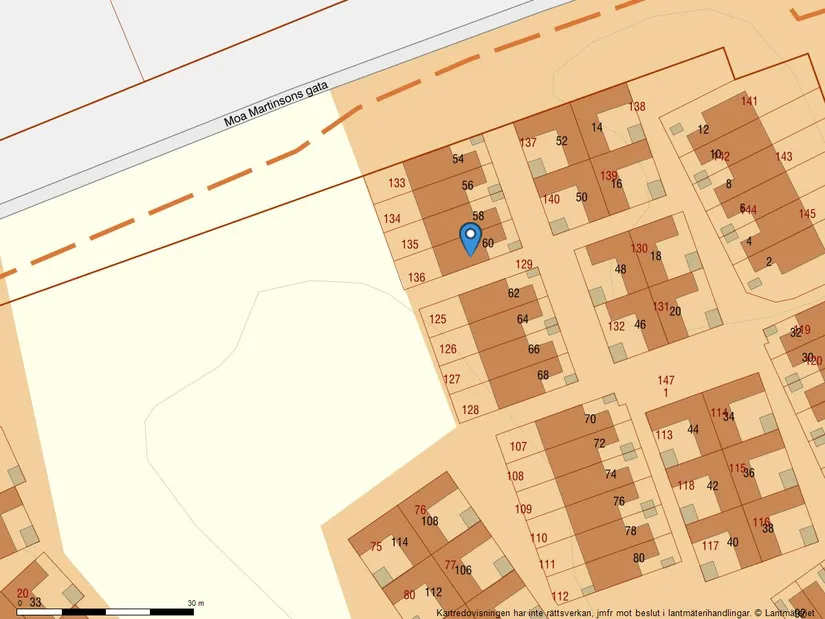 Radhus, Albert Engströms gata 60, Klockaretorpet, Norrköping