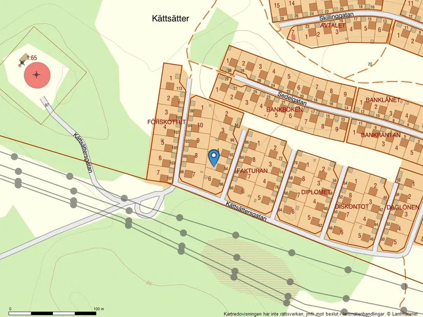 Villa, Kättsättersgatan 94, Kättsätter, Norrköping