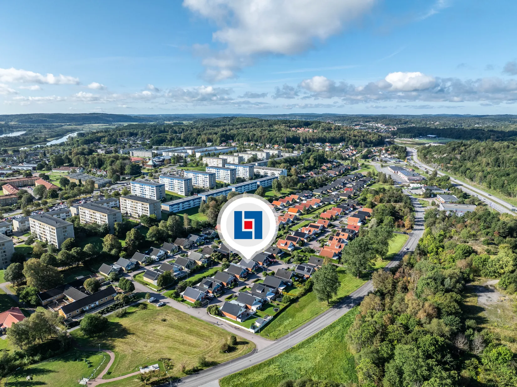 Radhus, Gräsgången 9, Centralt, Kungälv
