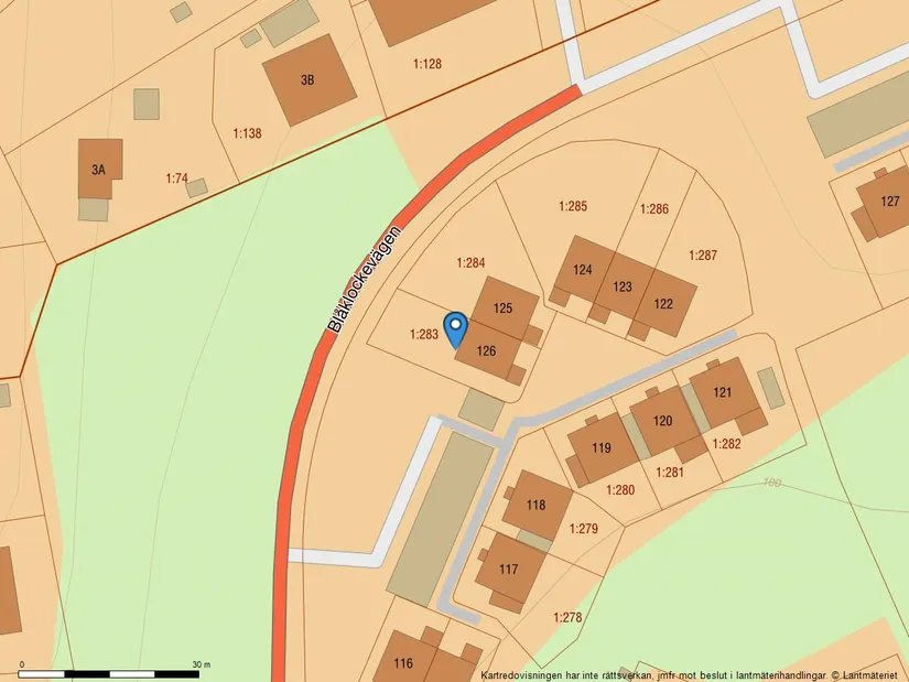 Radhus, Blåklockevägen 126, Härryda