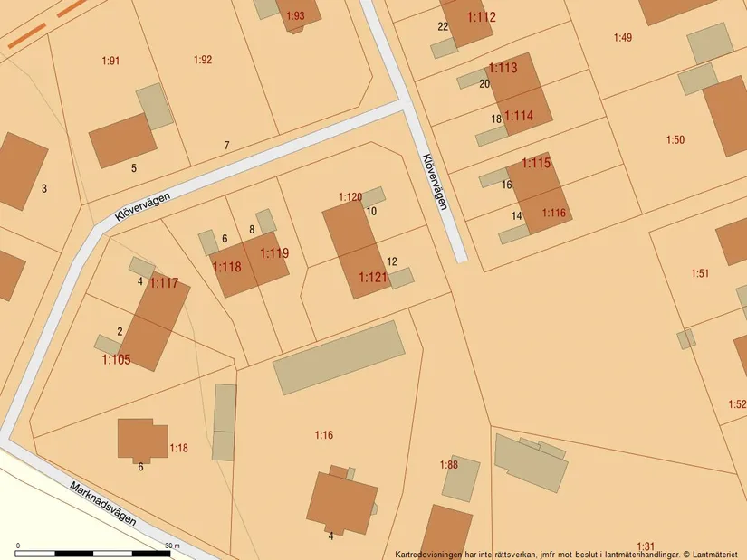 Radhus, Klövervägen 12, Moheda, Alvesta