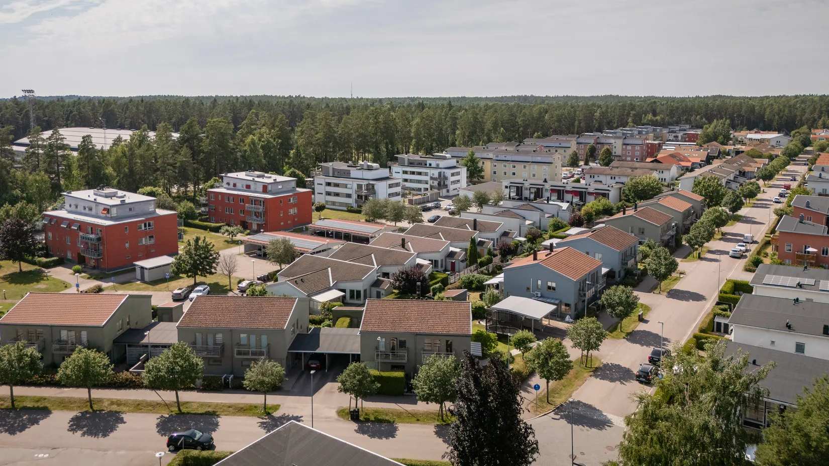Radhus, Råtorps allé 34, Södra Råtorp, Karlstad