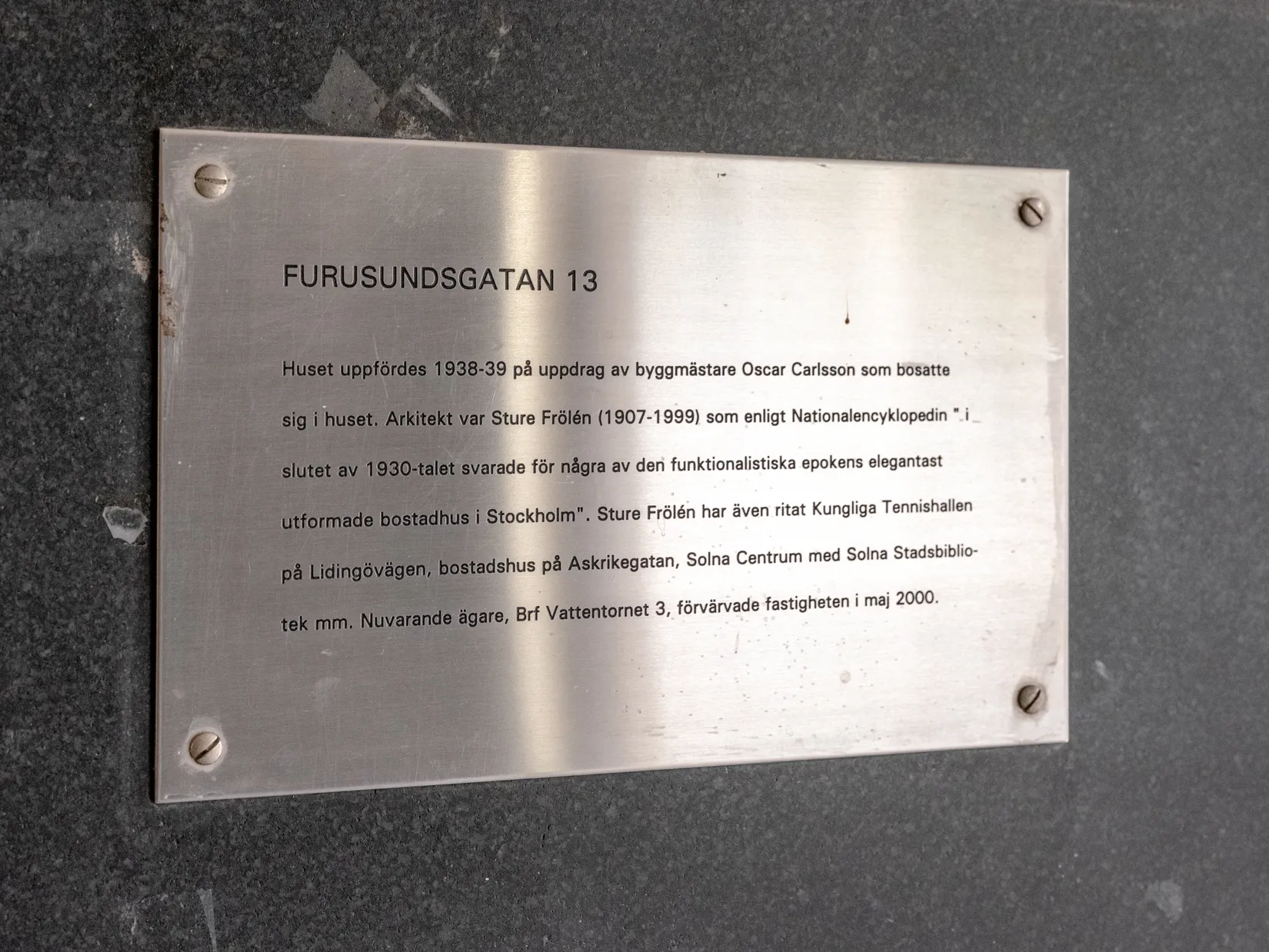 Bostadsrätt, Furusundsgatan 13, Gärdet, Stockholm
