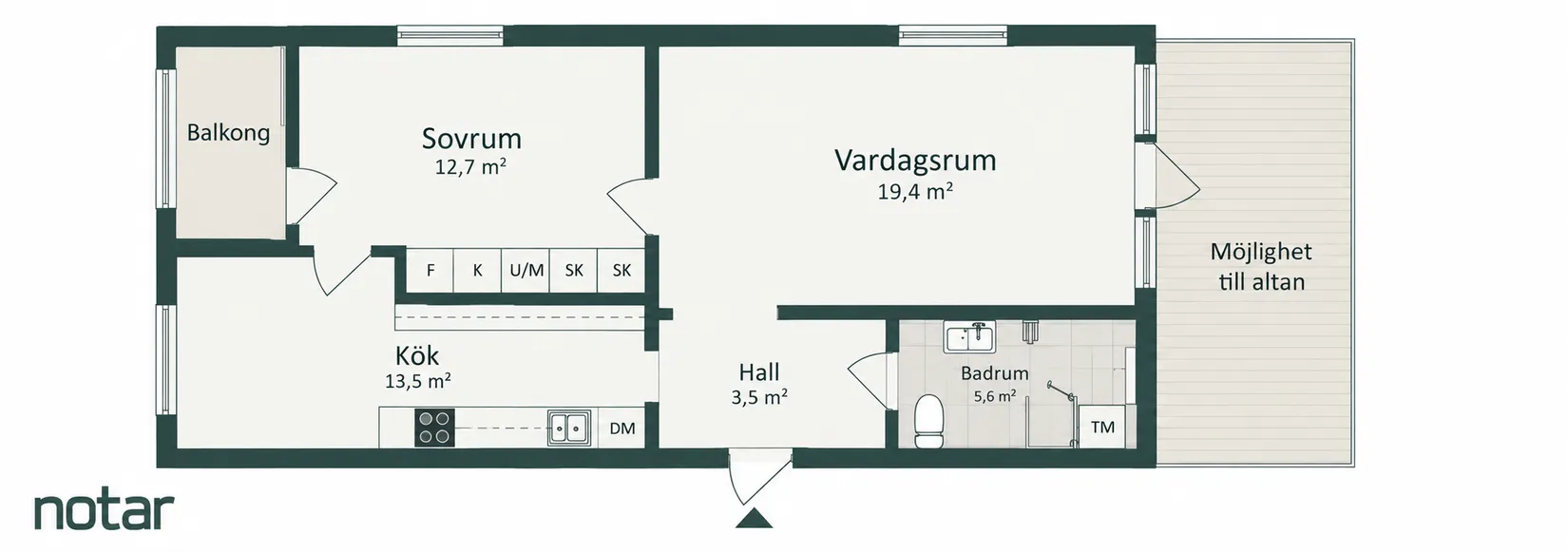 Bostadsrätt, Ekholmsvägen 56B, Ekholmen, Linköping