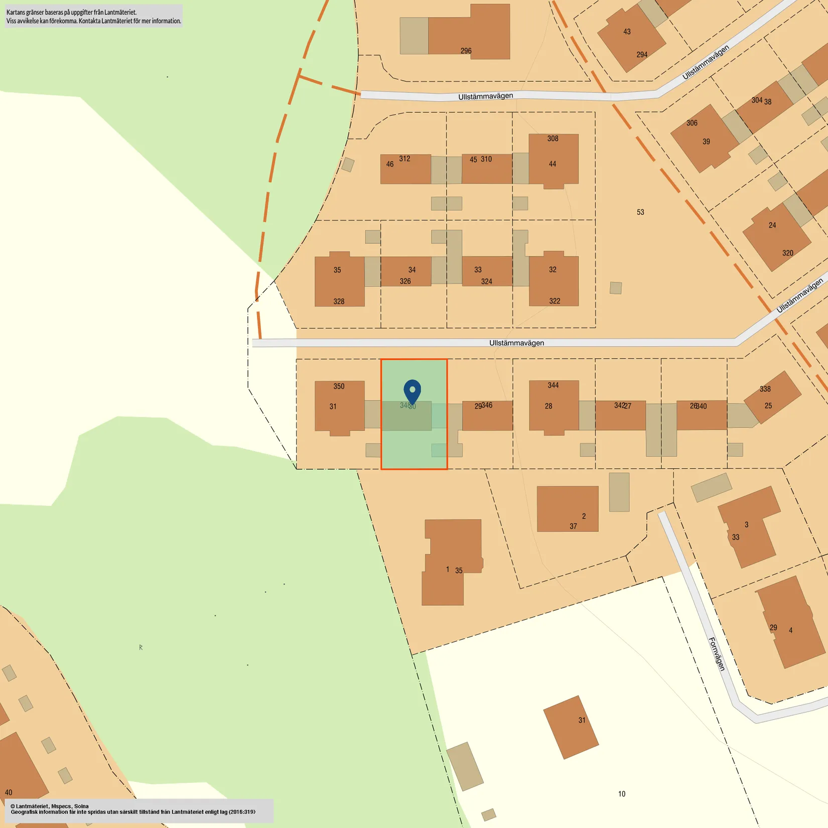 Radhus, Ullstämmavägen 348, Ullstämma, Linköping