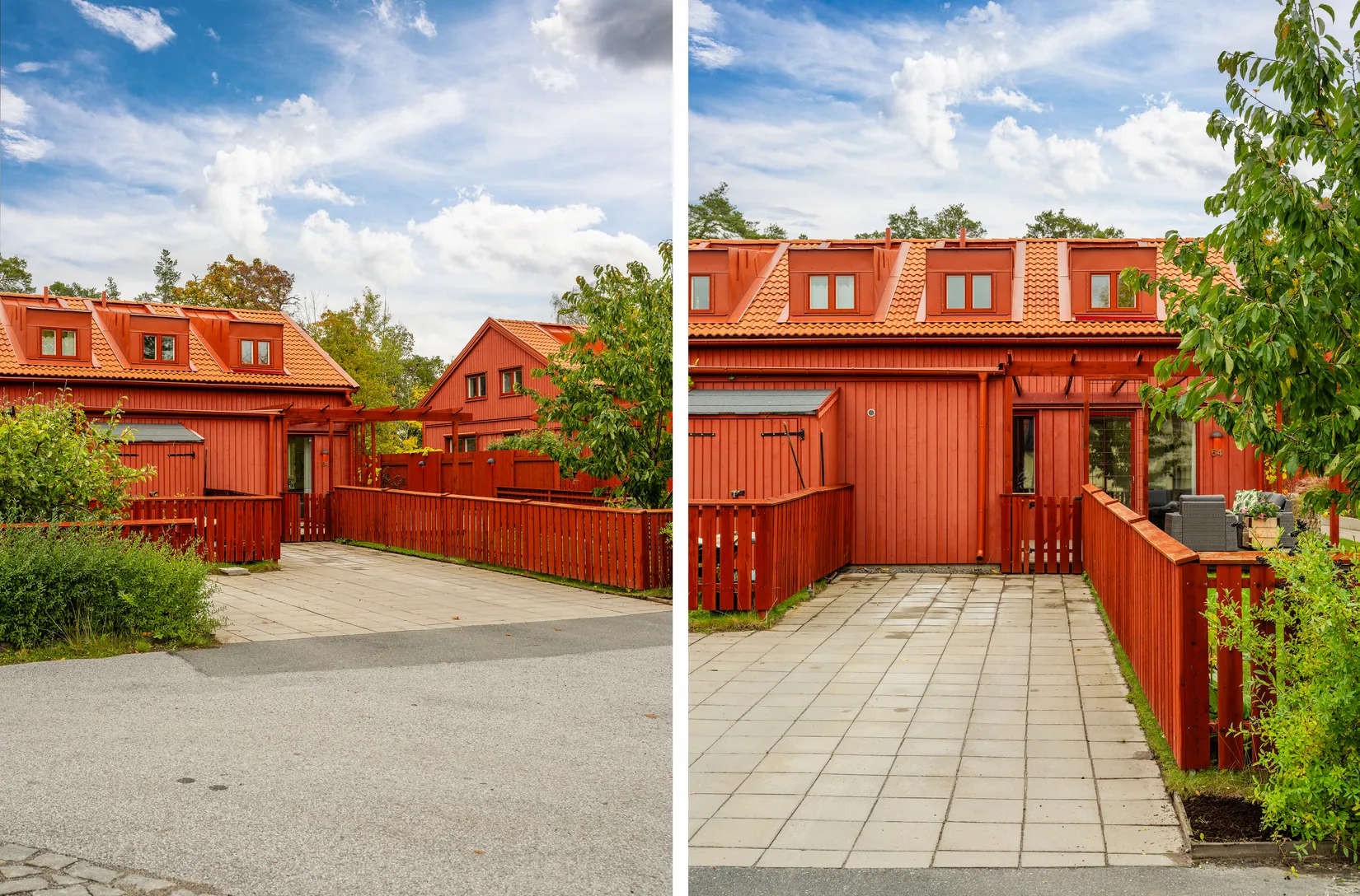 Radhus, Rådans gårdsväg 64, Silverdal, Sollentuna