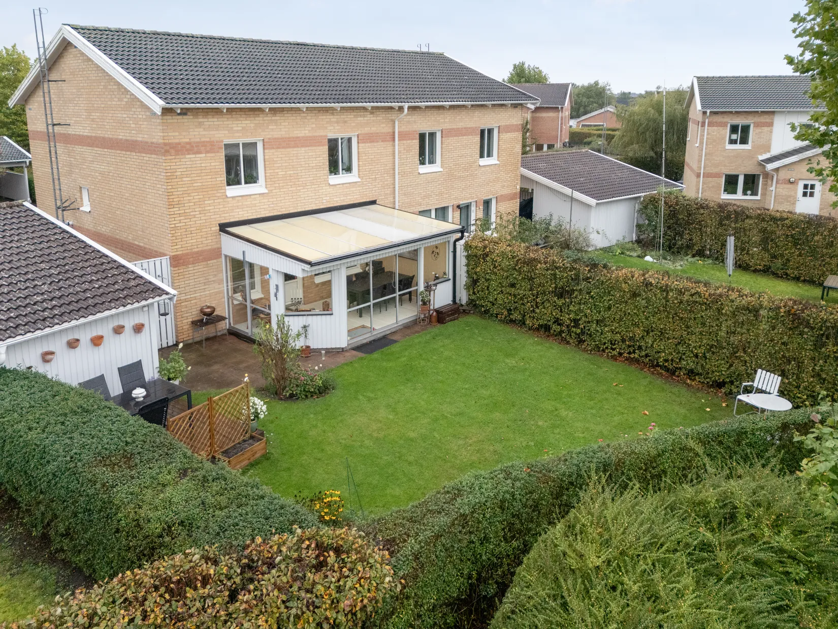 Radhus, Danska vägen 5, Lillevång, Trelleborg