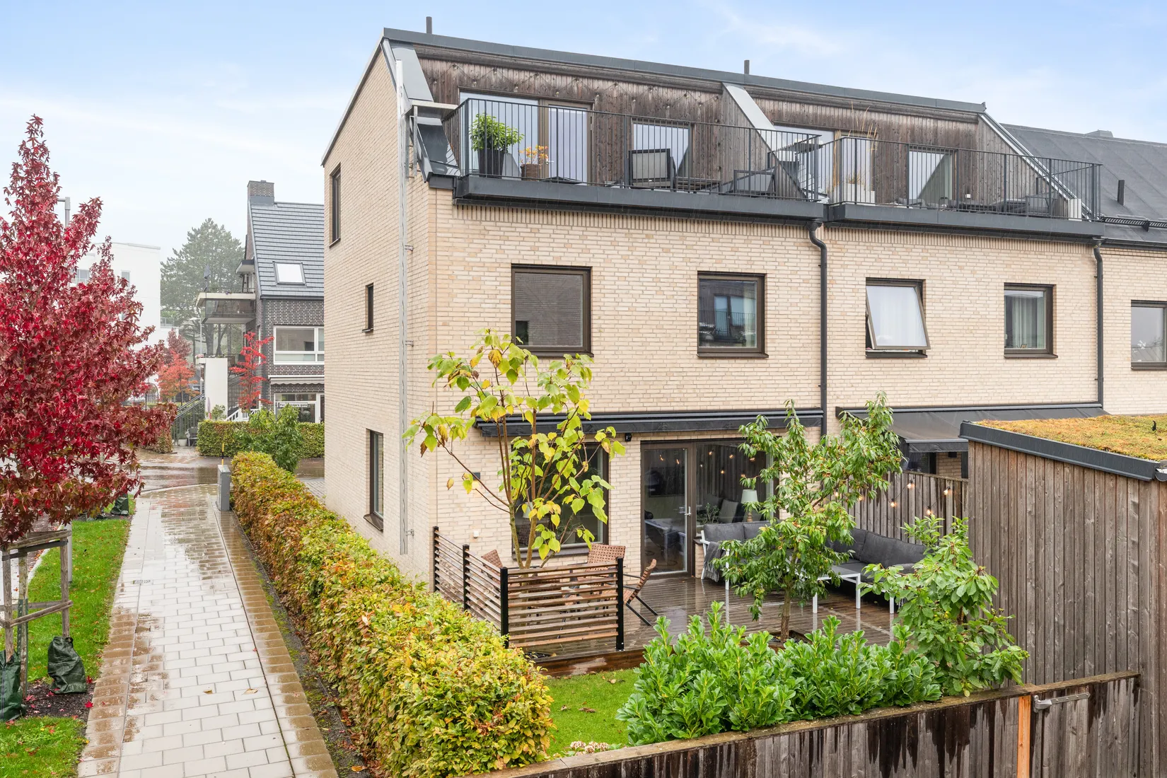 Radhus, Per Leanders gata 37, Trädgårdsstaden, Ystad