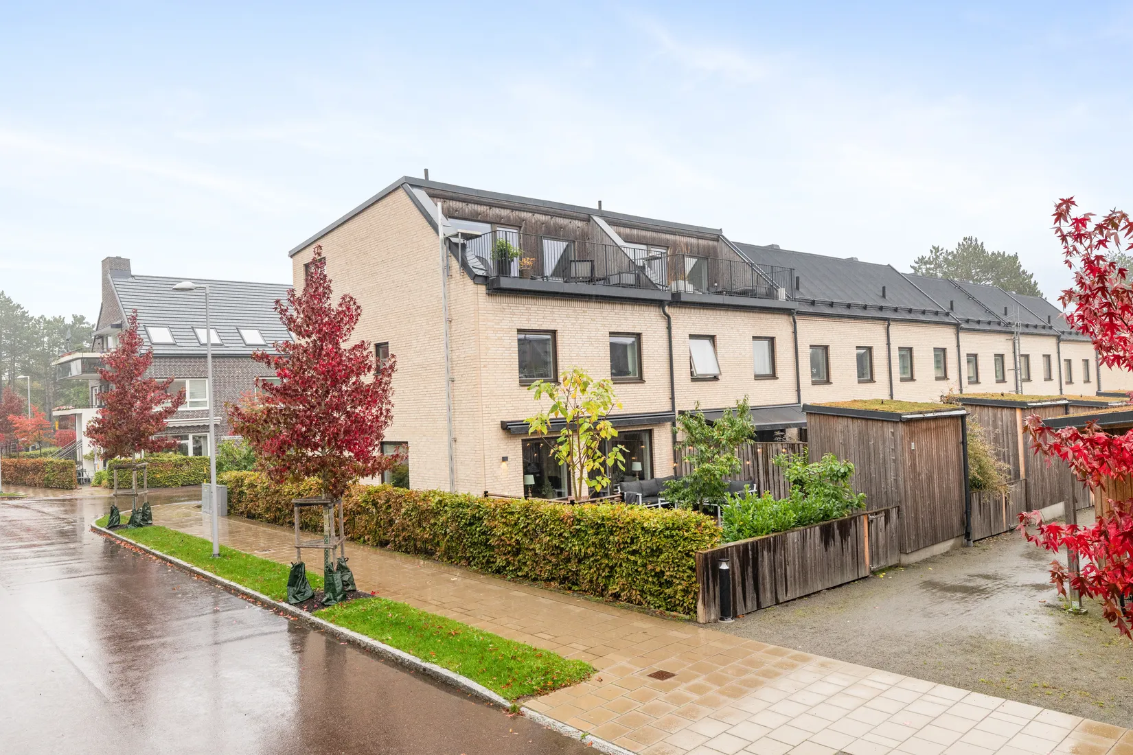 Radhus, Per Leanders gata 37, Trädgårdsstaden, Ystad