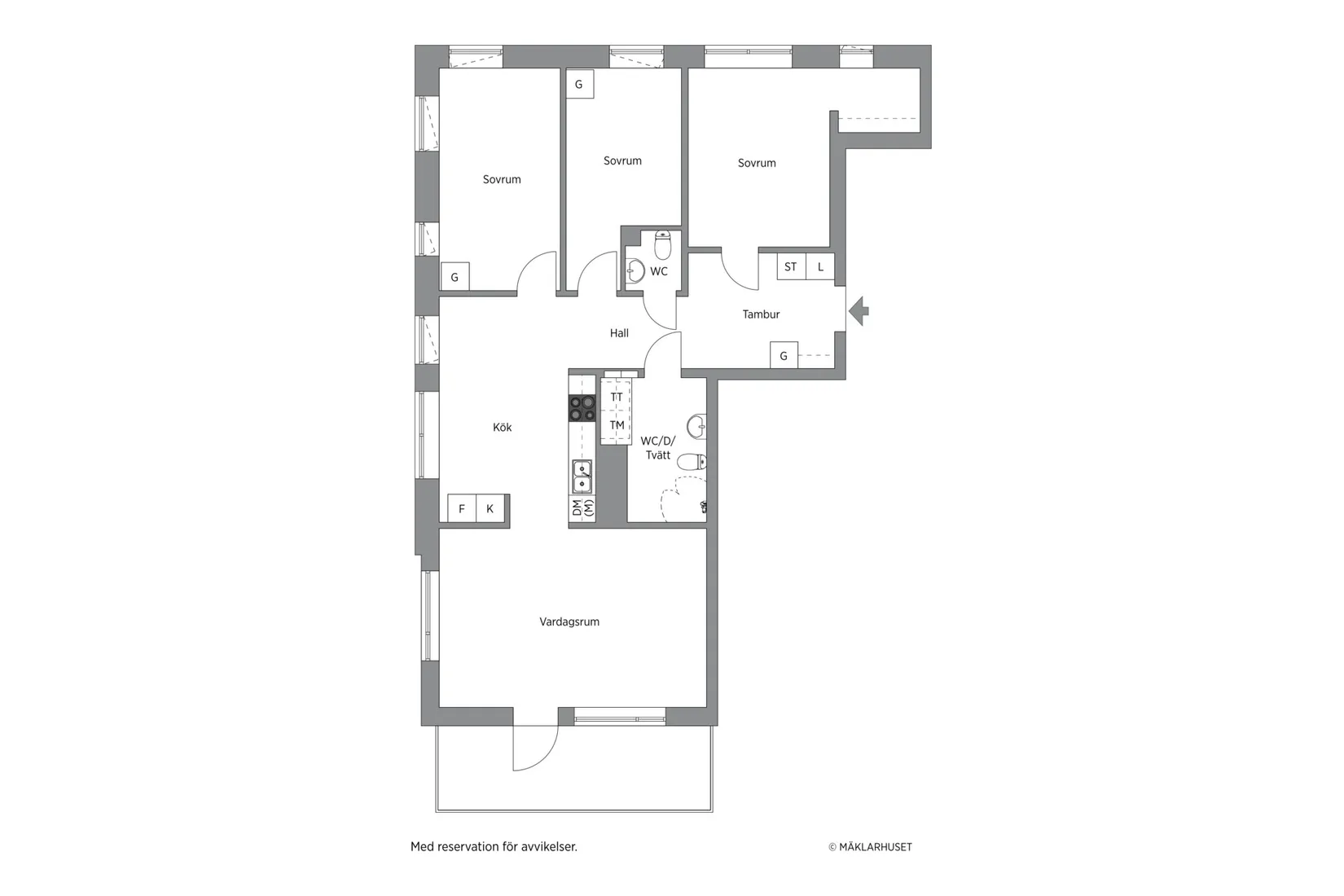 Bostadsrätt, Östra Rögårdsgatan 18, Centrala Norrtälje hamnen, Norrtälje